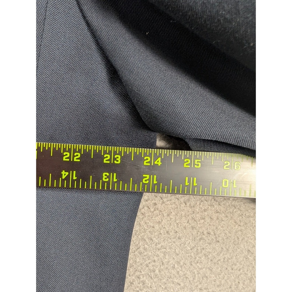 Joseph Abboud Wool Blazer Sport Coat Jacket Men's Size 44 Navy Blue Classic Fit - Picture 8 of 15